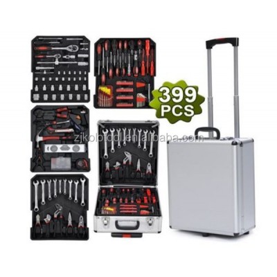 399 Pcs Swiss Kraft Germany Design Alu Case Tool Set With Workshop Tools