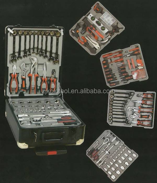 186pcs Werkzeugkoffer Set With Ratchet Spanners Box Tool Set Pcs187